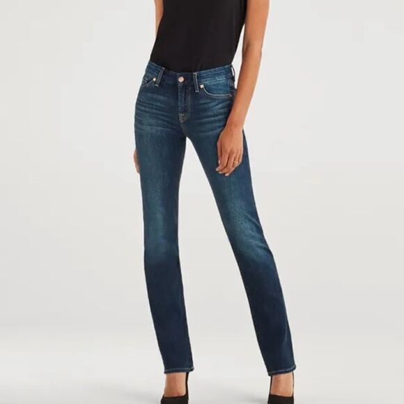 7 for all mankind B(AIR) KIMMIE STRAIGHT Jean Sz23 - Picture 1 of 13